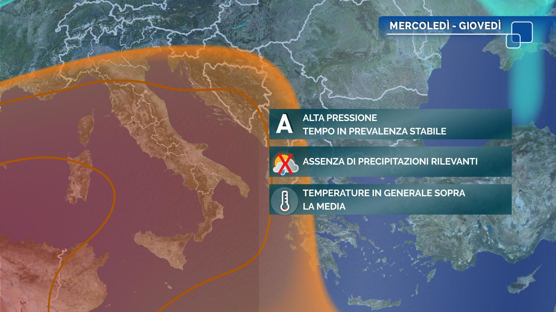 Meteo Oggi Anticiclone In Rinforzo Tempo Stabile E Mite