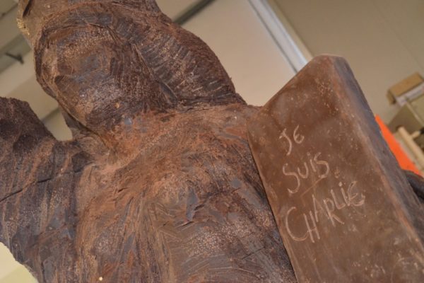 AL SIGEP LA STATUA DI CIOCCOLATO "JE SUIS CHARLIE"