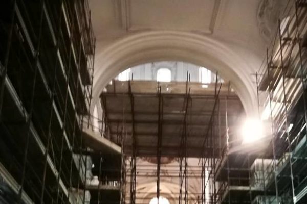 Cantiere aperto a San Pietro Martire