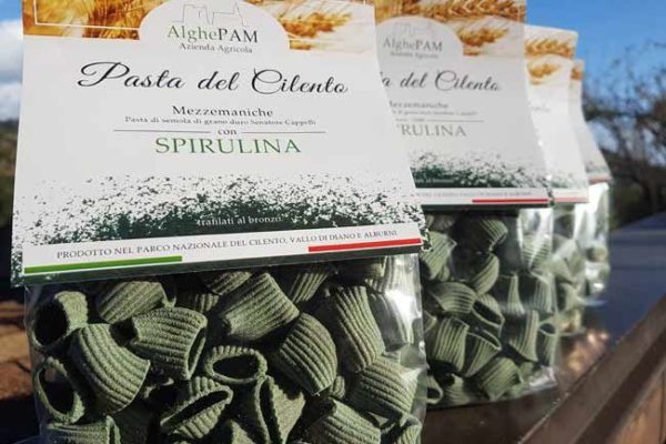 Eccellenze del Cilento: la  pasta alla spirulina