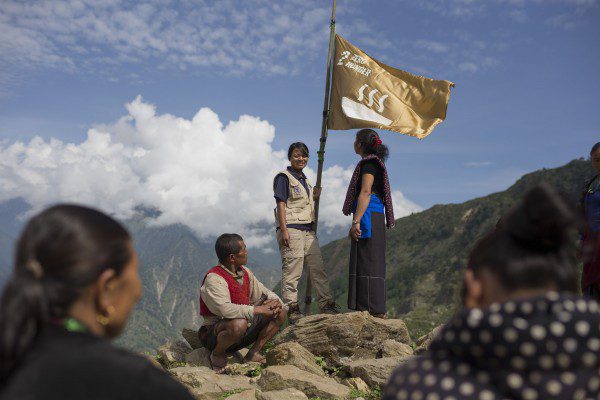 Il WFP fa sventolare la bandiera di Zero Hunger sull'Himalaya