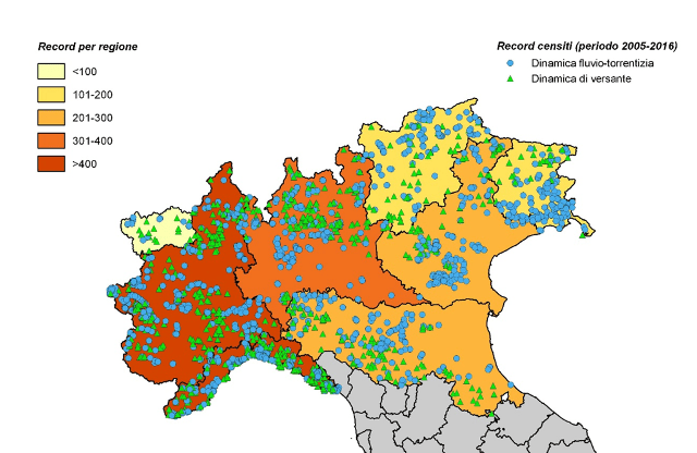 Italia del Nord tra frane e alluvioni