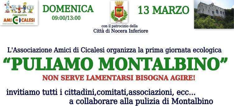 L'iniziativa "Puliamo Montalbino"