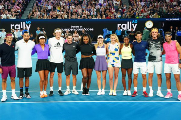 Tennis ed Australian Open: tra donazioni e serate evento per salvare l'Australia