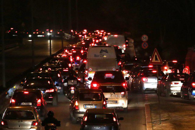 Traffico in calo in Italia