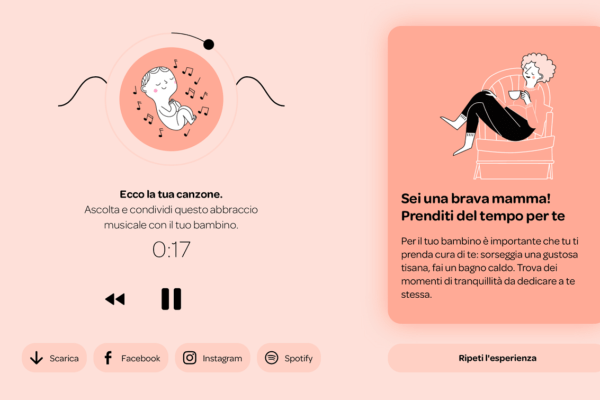 Nasce abbracci musicali, musica per le neomamme