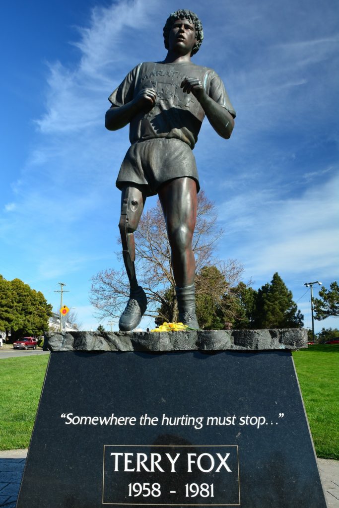 terry fox l'atleta colpito dal cancro