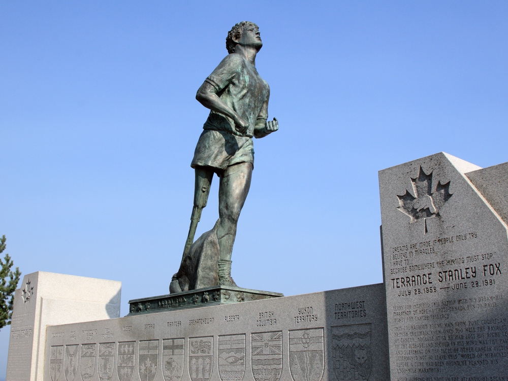 Terry Fox l'atleta che combatté contro il cancro