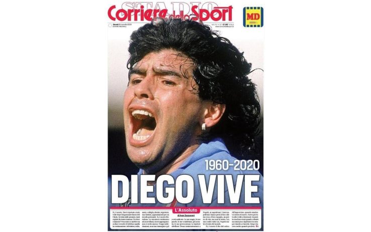 Napoli omaggia e ricorda Diego Armando Maradona