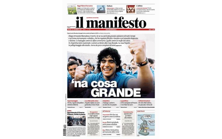 Napoli omaggia e ricorda Diego Armando Maradona