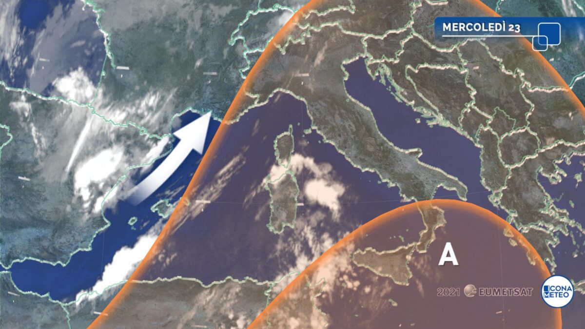 Il cuore rovente dell'anticiclone sulle regione meridionali: picchi intorno ai 40 gradi