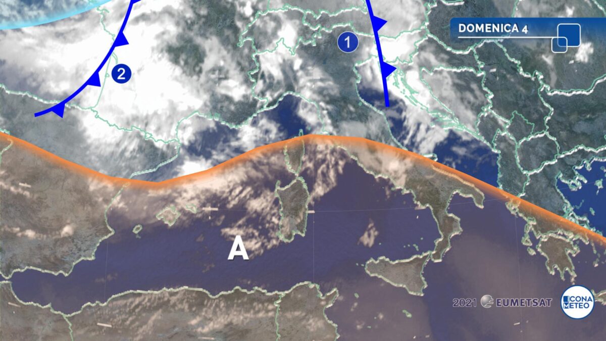 Intensa fase temporalesca in arrivo al Nord