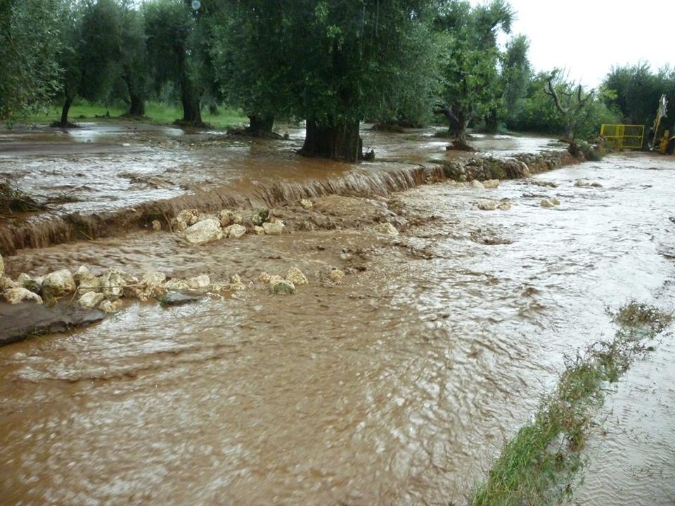 Alluvione nel foggiano, in poche ore la pioggia tipica di mezzo anno