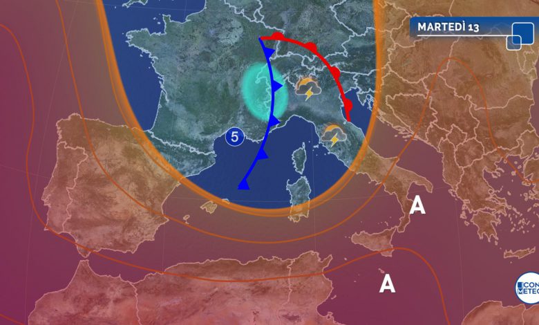 Forti temporali al Centro-Nord: rischio nubifragi e raffiche di vento