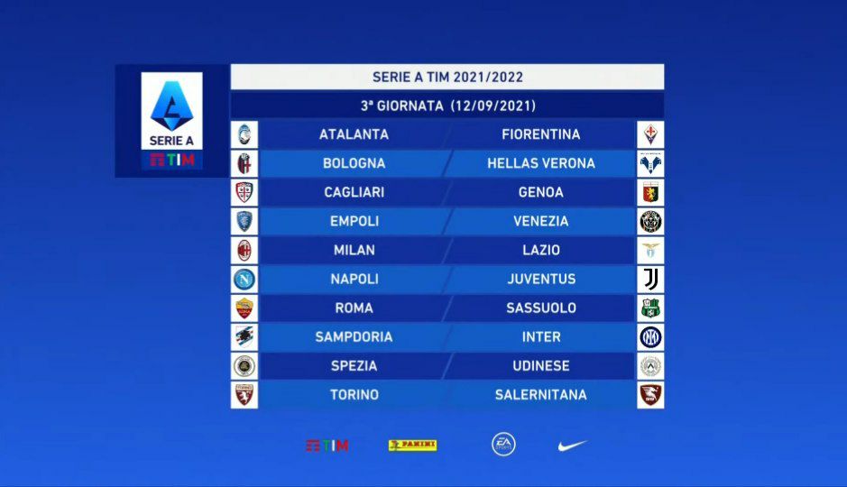 Nasce la Serie A 2021/2022, ecco il calendario