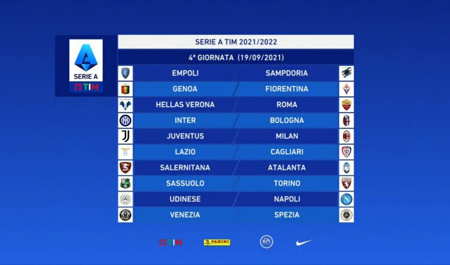 Nasce la Serie A 2021/2022, ecco il calendario