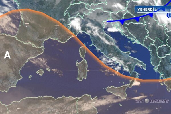 Perturbazione in arrivo nel weekend: rischio temporali anche forti al Nord