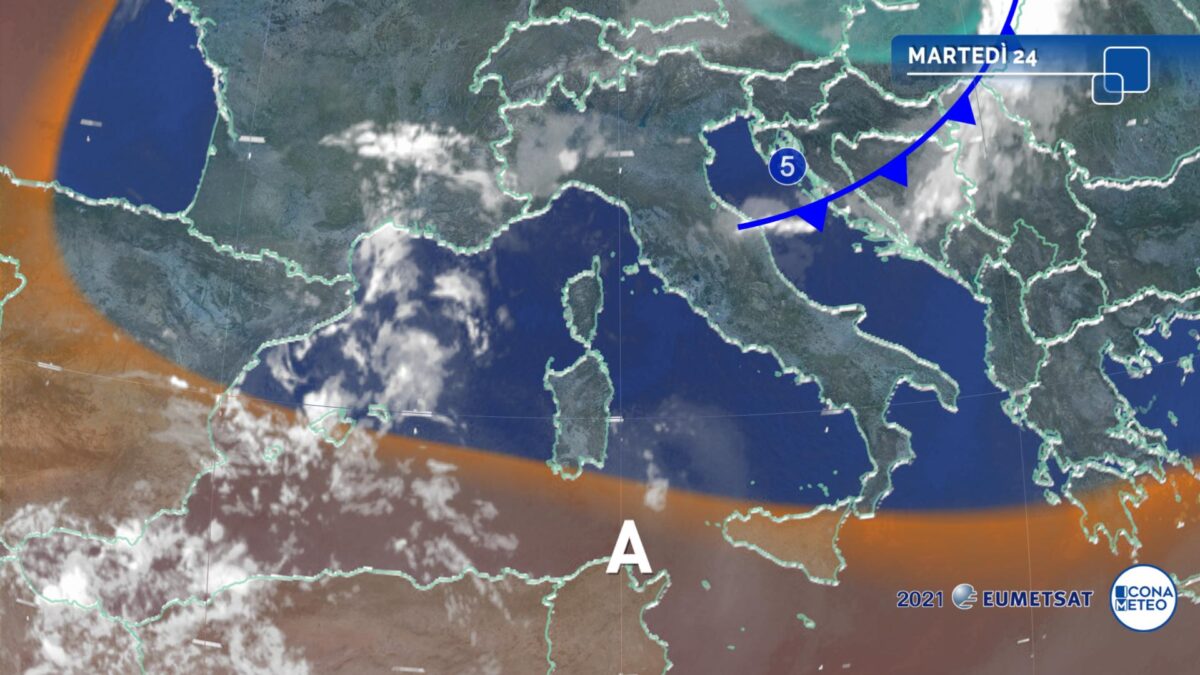 Tempo instabile e aria meno calda al Centro-Nord