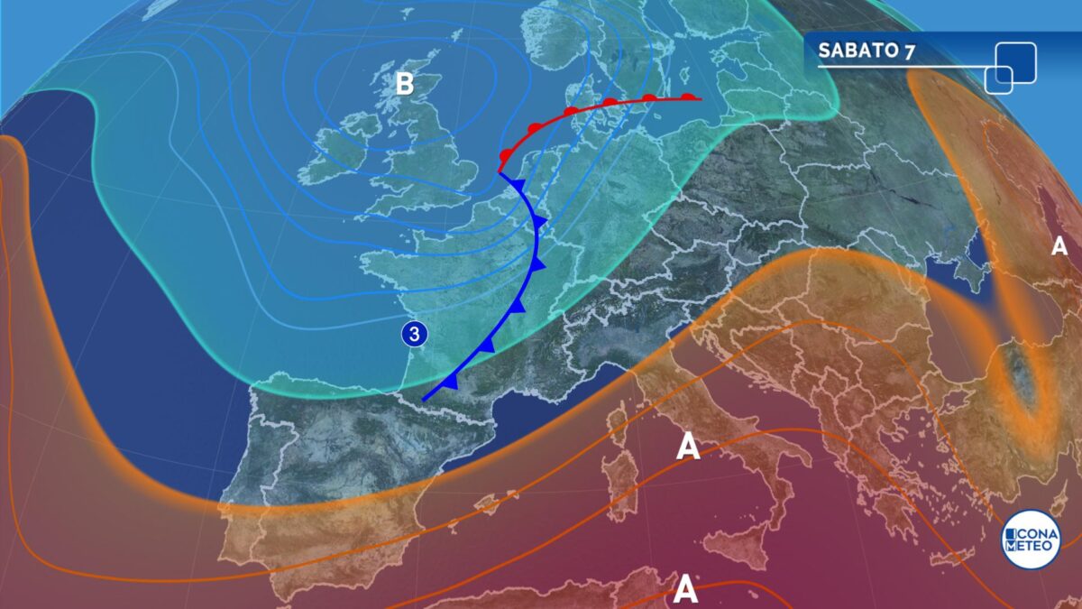 Nel primo weekend di Agosto temporali ma anche l'inizio della quarta ondata di caldo