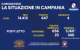 I positivi e i vaccinati in Campania del 19 Agosto