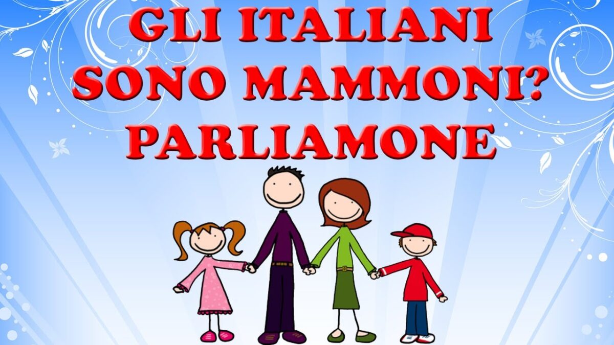 Gli italiani tra i più “mammoni” d’Europa