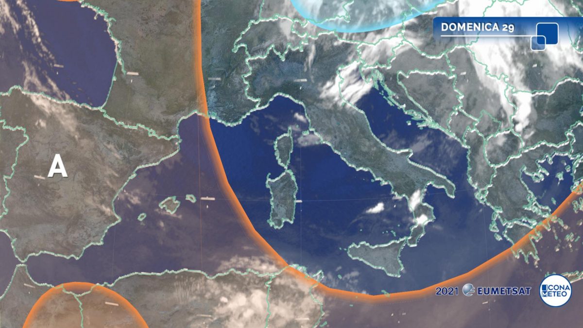 Aria fresca su tutto il paese: a inizio settimana caldo nella norma