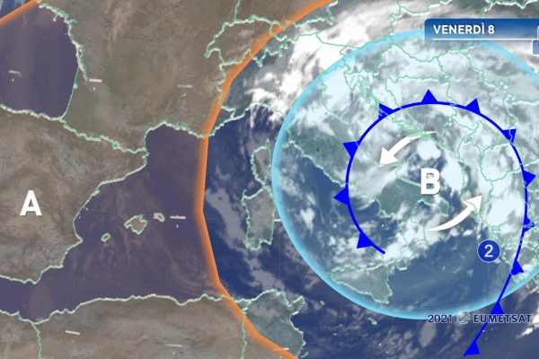 Piogge, temporali e venti intensi al Centro-Sud