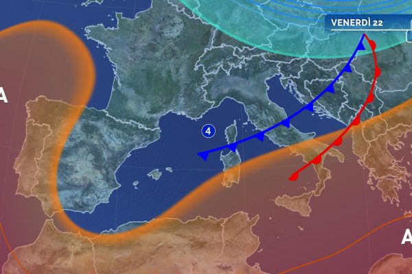 Atmosfera instabile al Centro-Sud: nel weekend piogge e calo termico