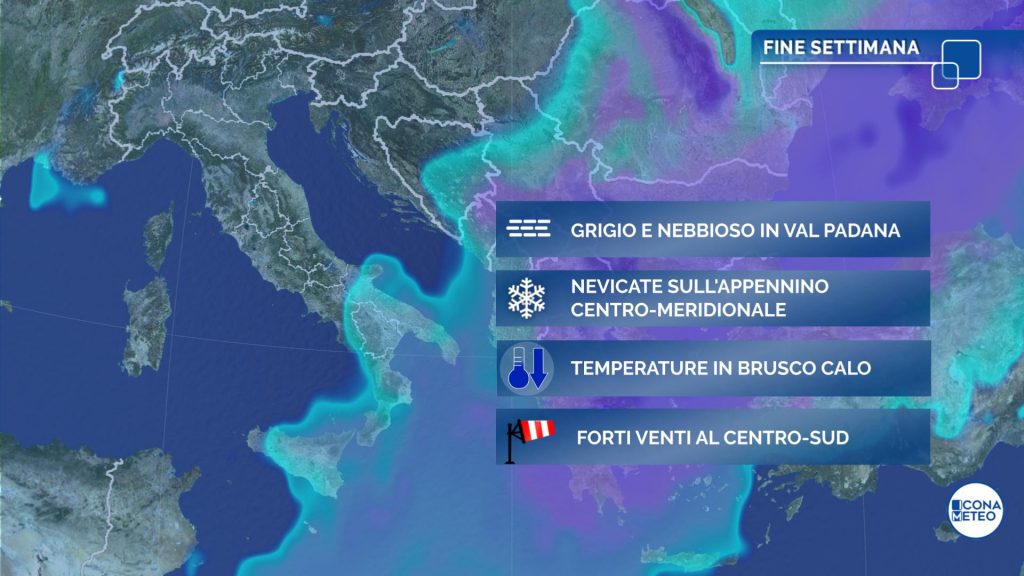 Meteo per il fine settimana