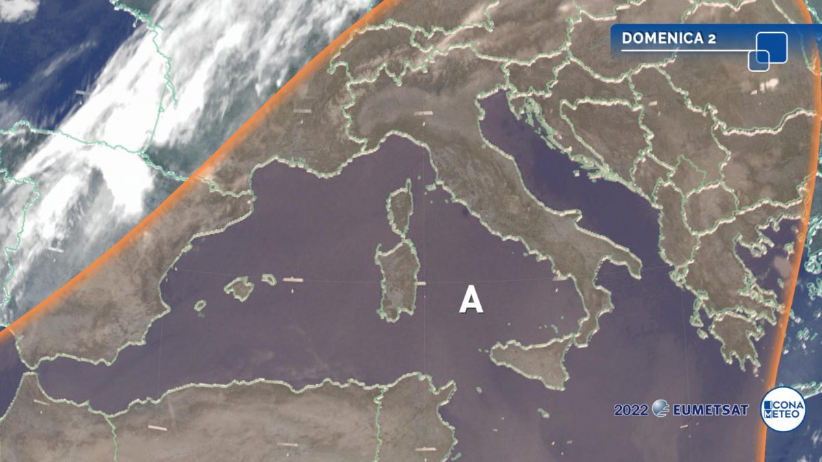 Meteo: nubi ed alta pressione protagonisti della prima domenica dell'anno