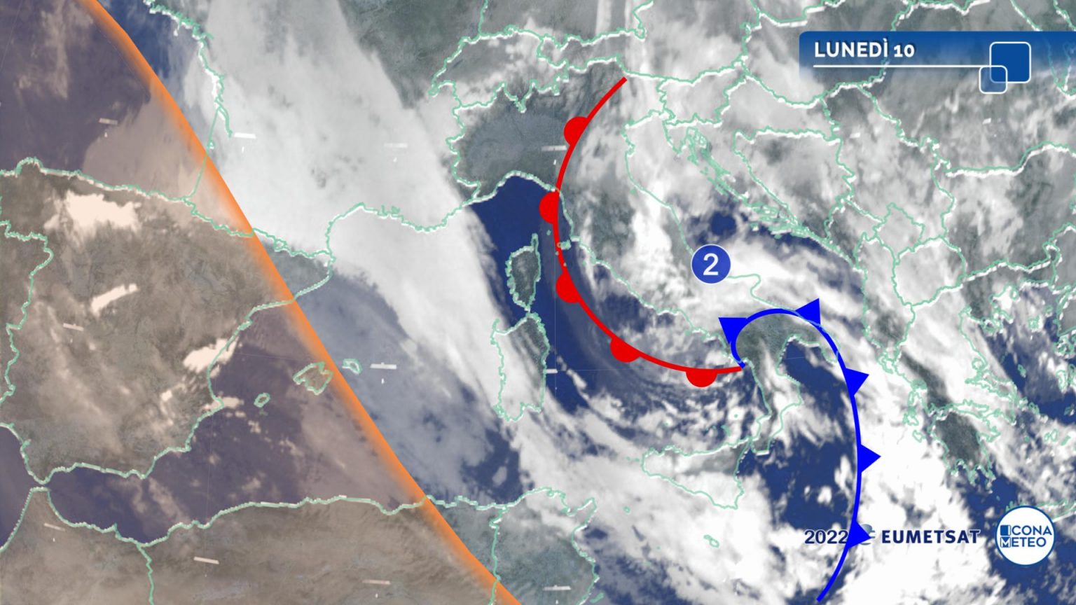 Meteo: Vortice Ciclonico In Azione