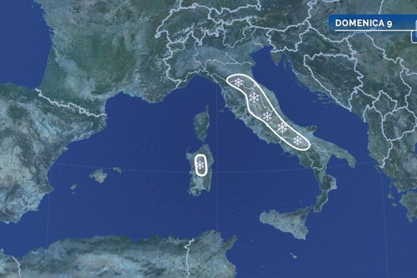 Nuovo peggioramento meteo in arrivo da domani