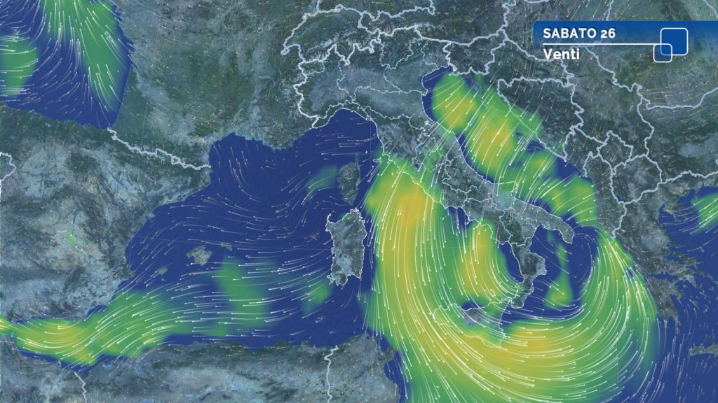 Meteo: nel weekend forte maltempo e aria artica