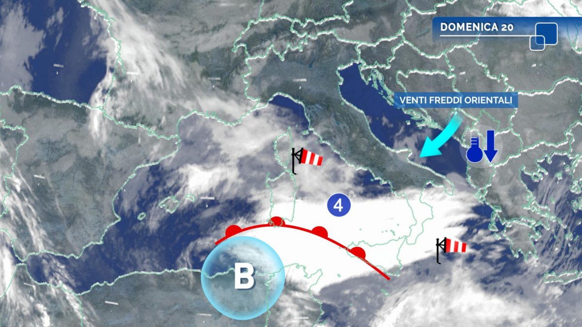 Meteo, freddo invernale sull'Italia: rialzo termico dalla prossima settimana