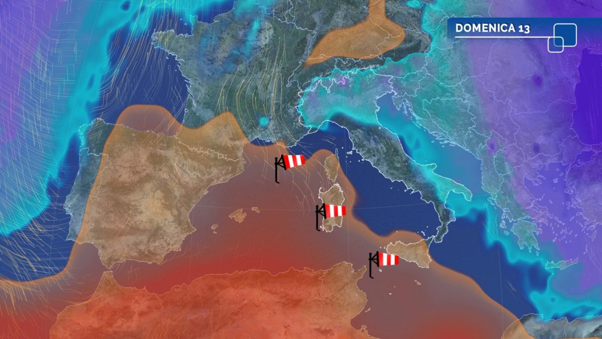 Meteo: domenica con aria fredda e qualche pioggia