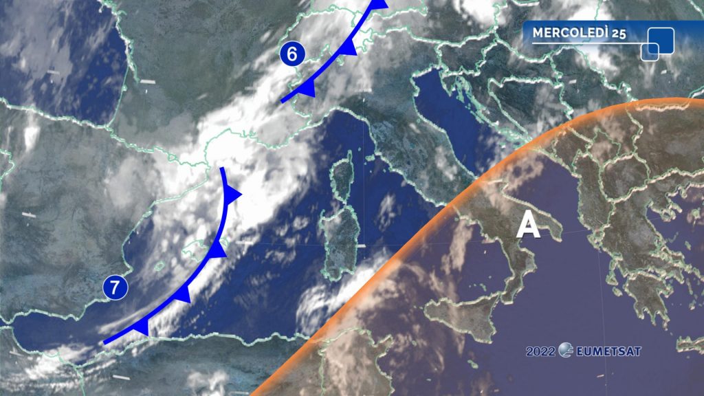 Meteo: temporali e calo termico al nord, insiste il caldo anomalo al sud