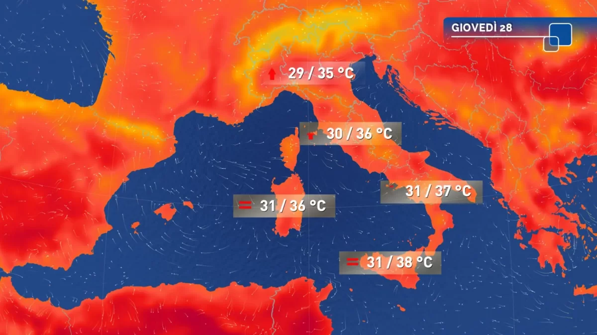 Meteo oggi