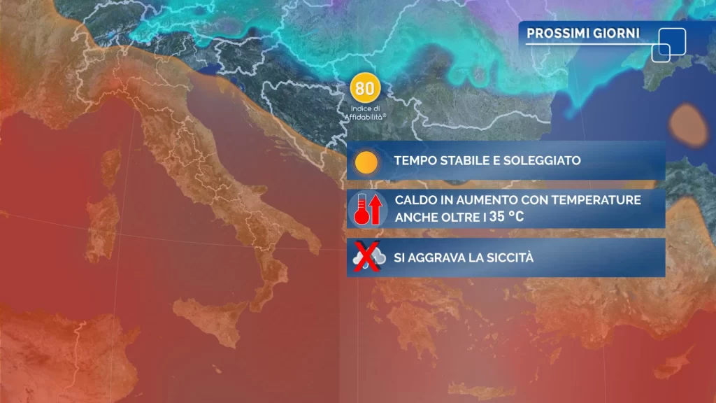 Meteo oggi: ondata di caldo in vista, possibili temperature record al Nord