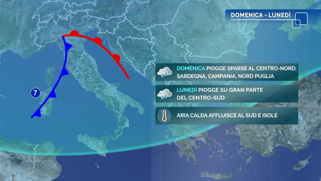 Meteo Oggi: forte maltempo nel weekend delle elezioni, rischio nubifragi