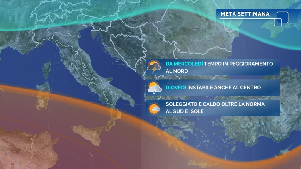 Meteo oggi: anticiclone africano sull'Italia, caldo in aumento