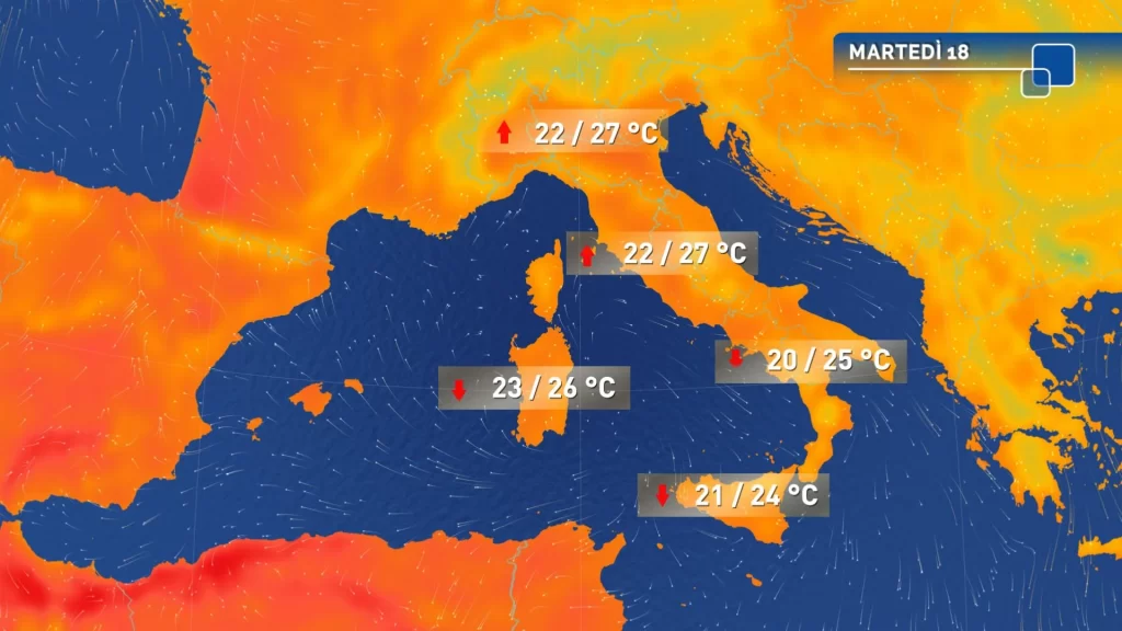 Meteo Oggi: tempo stabile e caldo anomalo sull'Italia