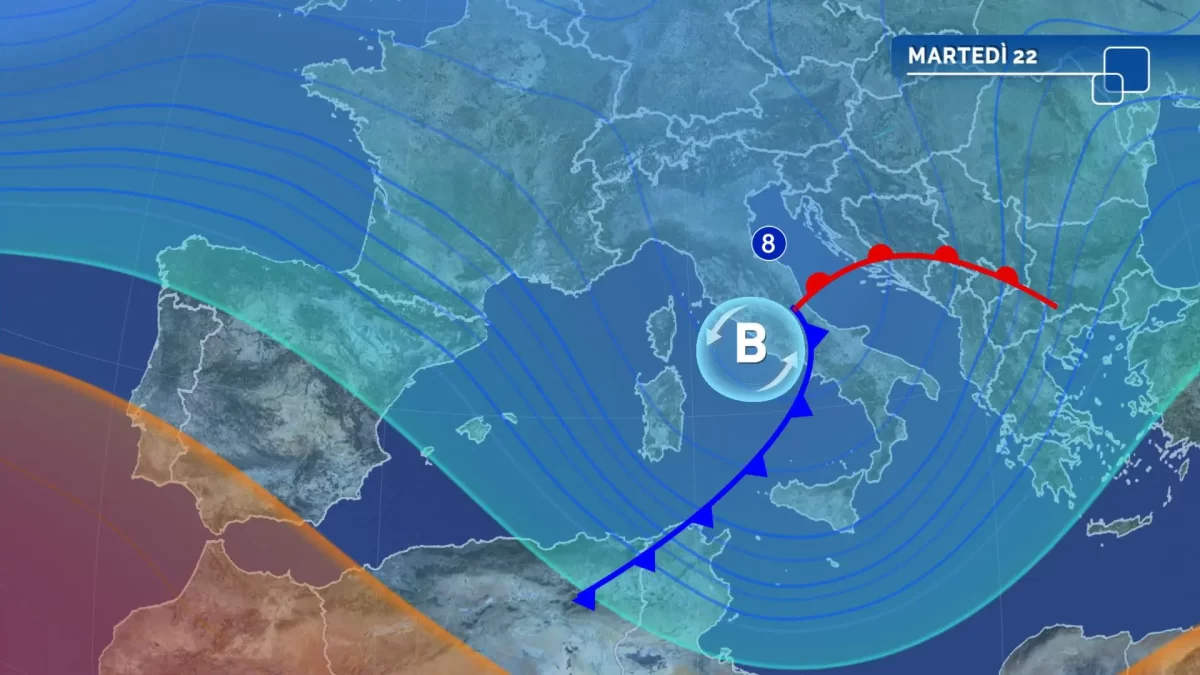 Meteo oggi: tempesta in arrivo, martedì la giornata più critica