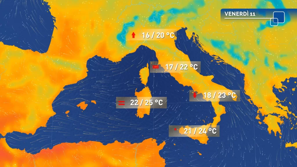 Meteo oggi: pioggia al Nord-Est e al Centro, alta pressione da venerdì