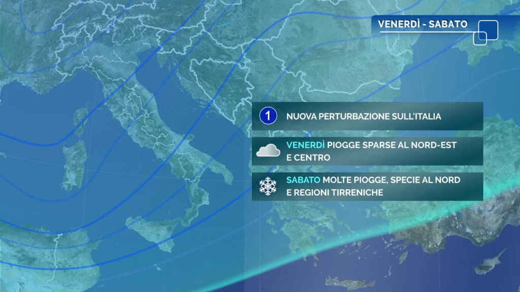 Meteo oggi: il mese di novembre termina col maltempo al Sud