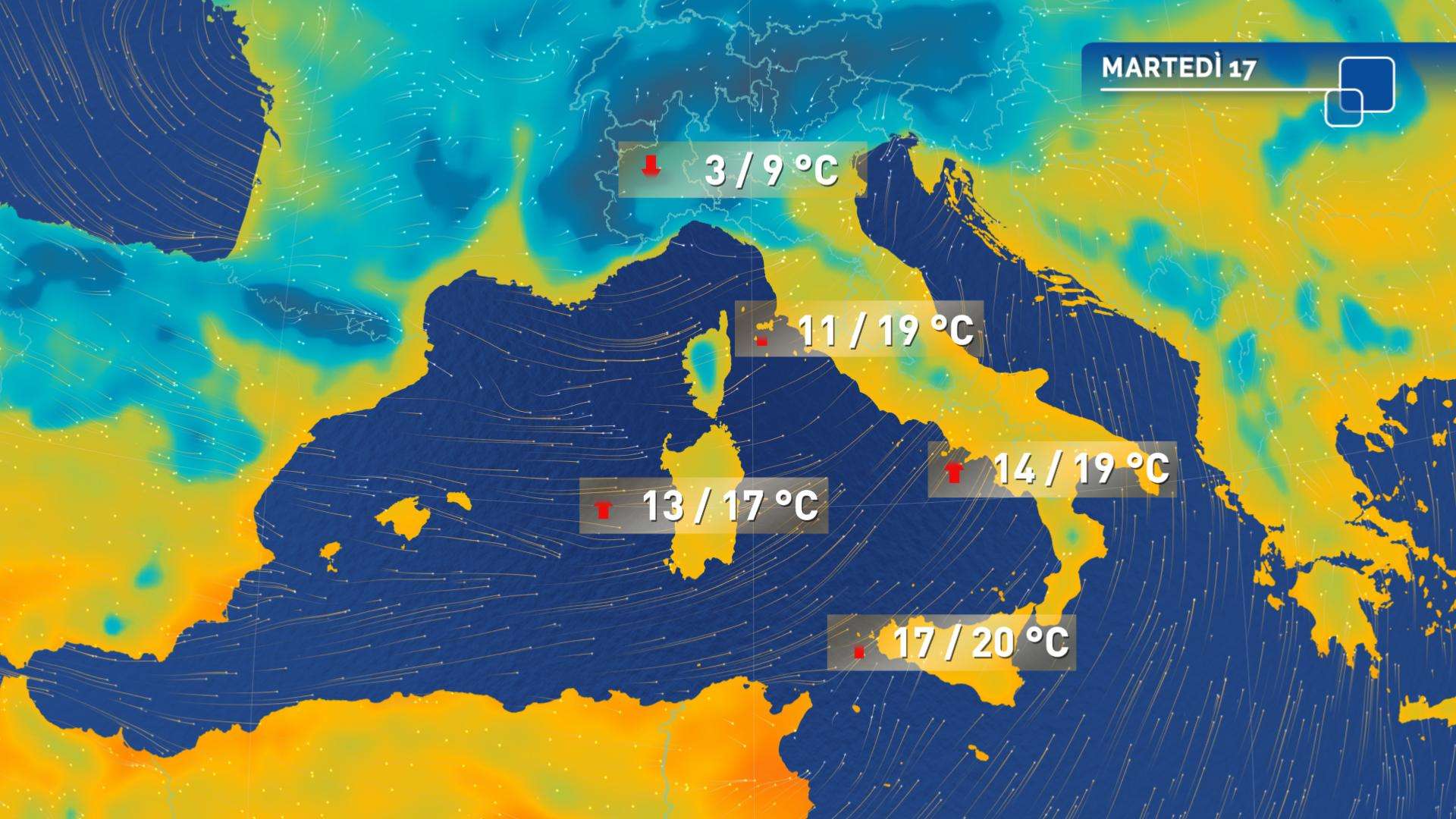 Meteo Oggi: Forte Maltempo Invernale Con Crollo Termico Al Nord