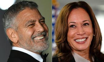 Clooney sostiene Harris e ringrazia Biden: "Ha salvato di nuovo la democrazia"