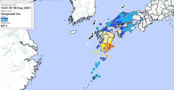 Terremoto in Giappone, scossa di magnitudo 7.1 sull’isola di Kyushu