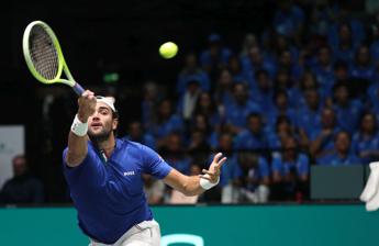 Coppa Davis, Berrettini batte Van de Zanschulp e Italia-Olanda 1-0