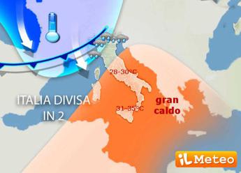 Il meteo spacca l'Italia tra maltempo e caldo estivo ma da domenica cambia tutto