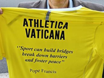 Di Sante alla maratona di New York con le parole del Papa: "Per sognare un mondo di pace"